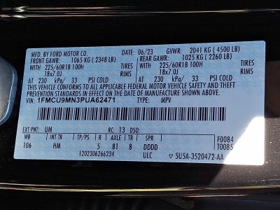 2023 Ford Escape ST-Line AWD