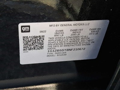 2022 Chevrolet Malibu 4dr Sdn LS w/1LS