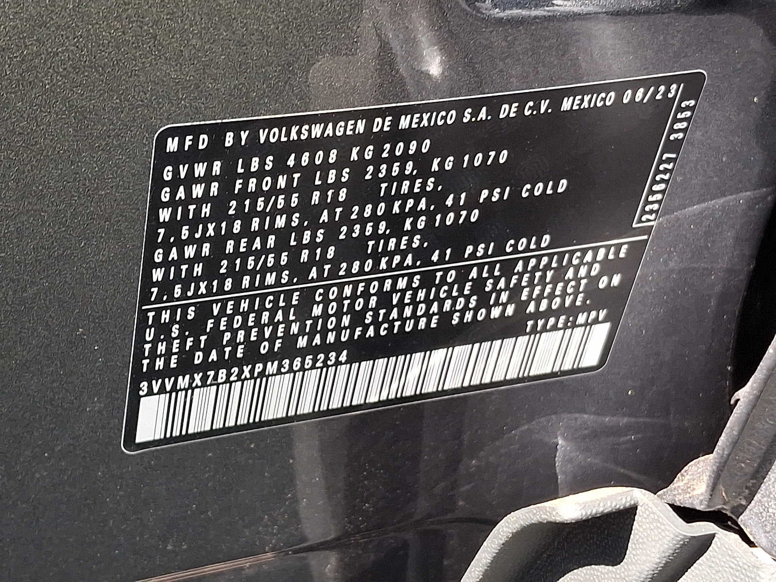 2023 Volkswagen Taos S 4MOTION