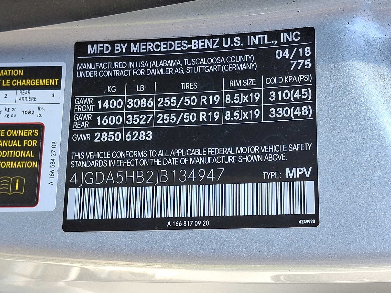 2018 Mercedes-Benz GLE GLE 350 4MATIC® SUV