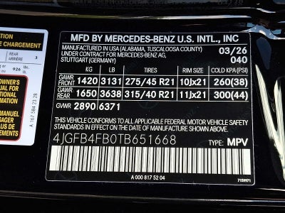 2026 Mercedes-Benz GLE GLE 350 4MATIC® SUV