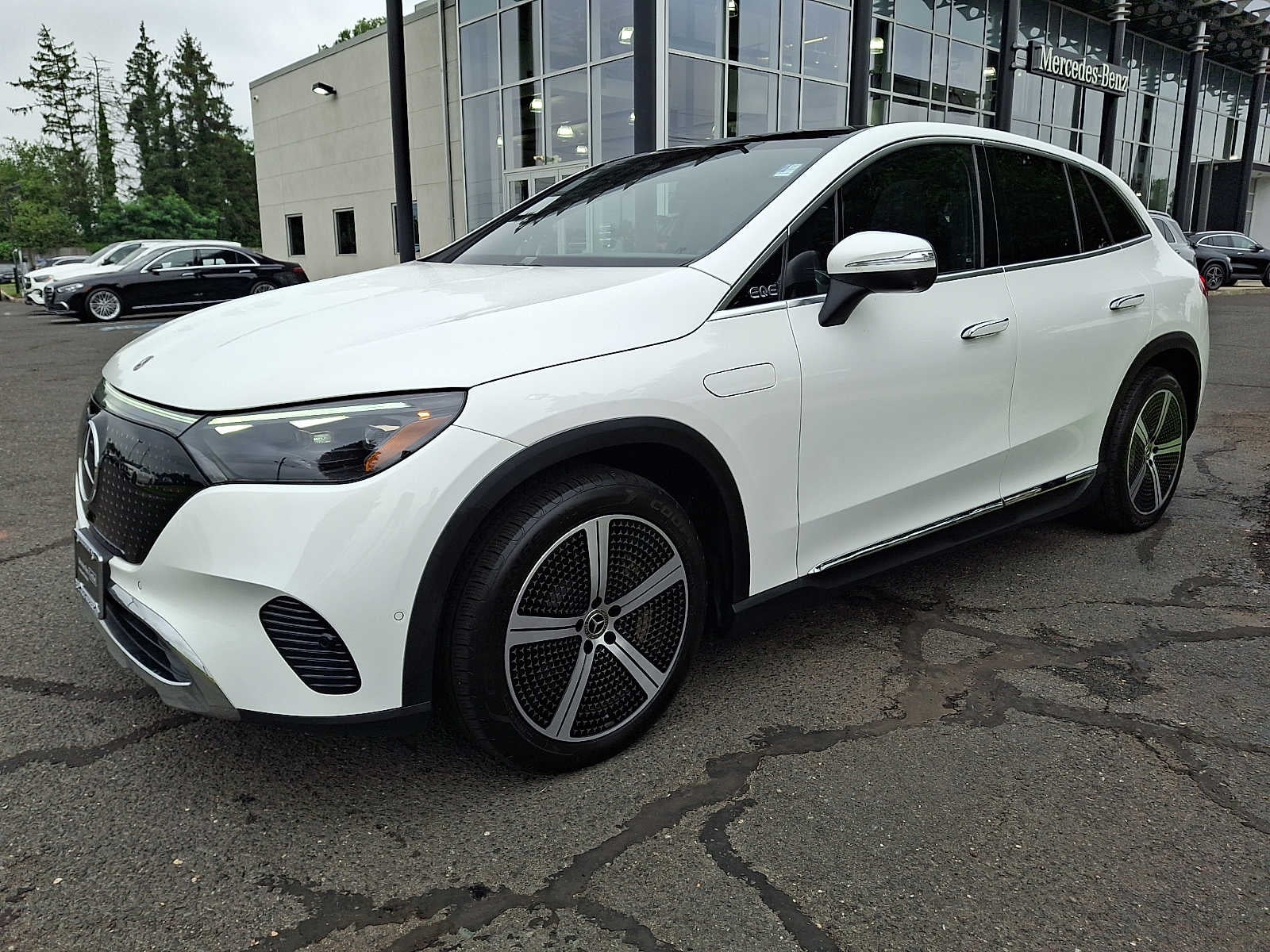 Certified 2023 Mercedes-Benz EQE SUV Base with VIN 4JGGM1CB0PA019122 for sale in Bridgewater, NJ