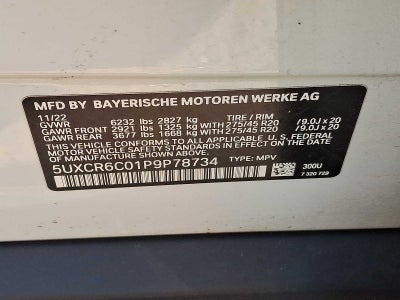 2023 BMW X5 xDrive40i Sports Activity Vehicle