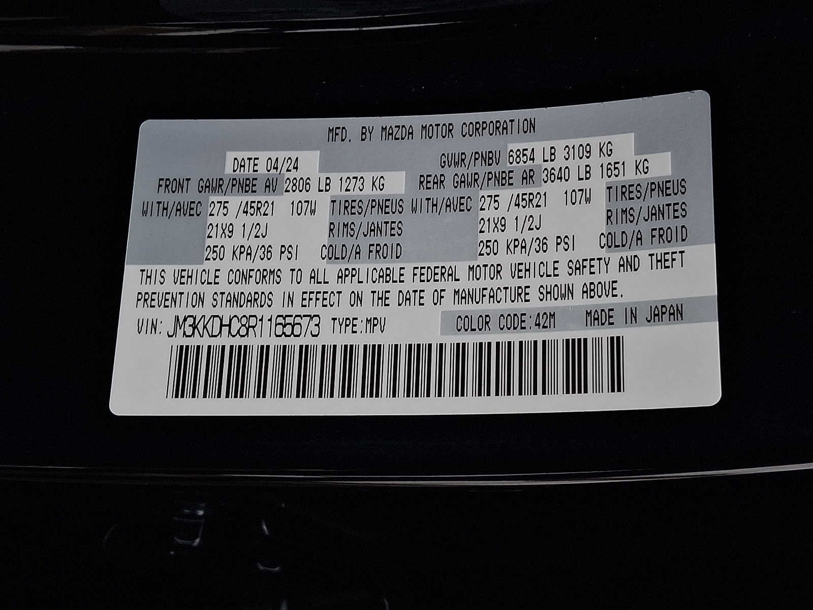 2024 Mazda Mazda CX-90 3.3 Turbo S Premium AWD