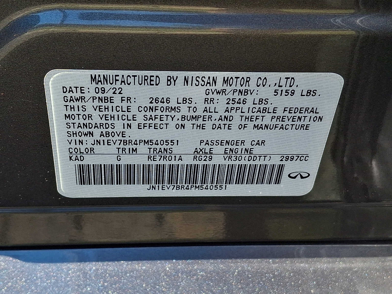 2023 INFINITI Q50 LUXE AWD