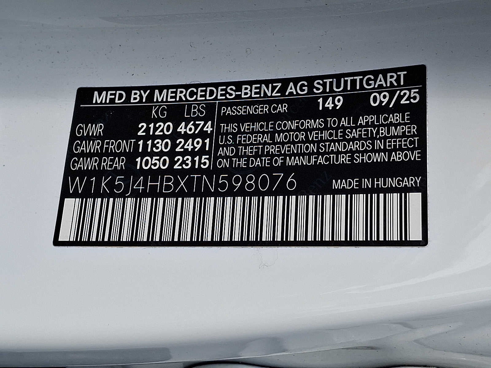 2026 Mercedes-Benz CLA CLA 250 4MATIC® Coupe