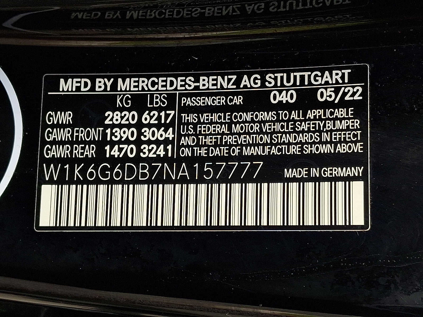 2022 Mercedes-Benz S-Class S 500 4MATIC® Sedan