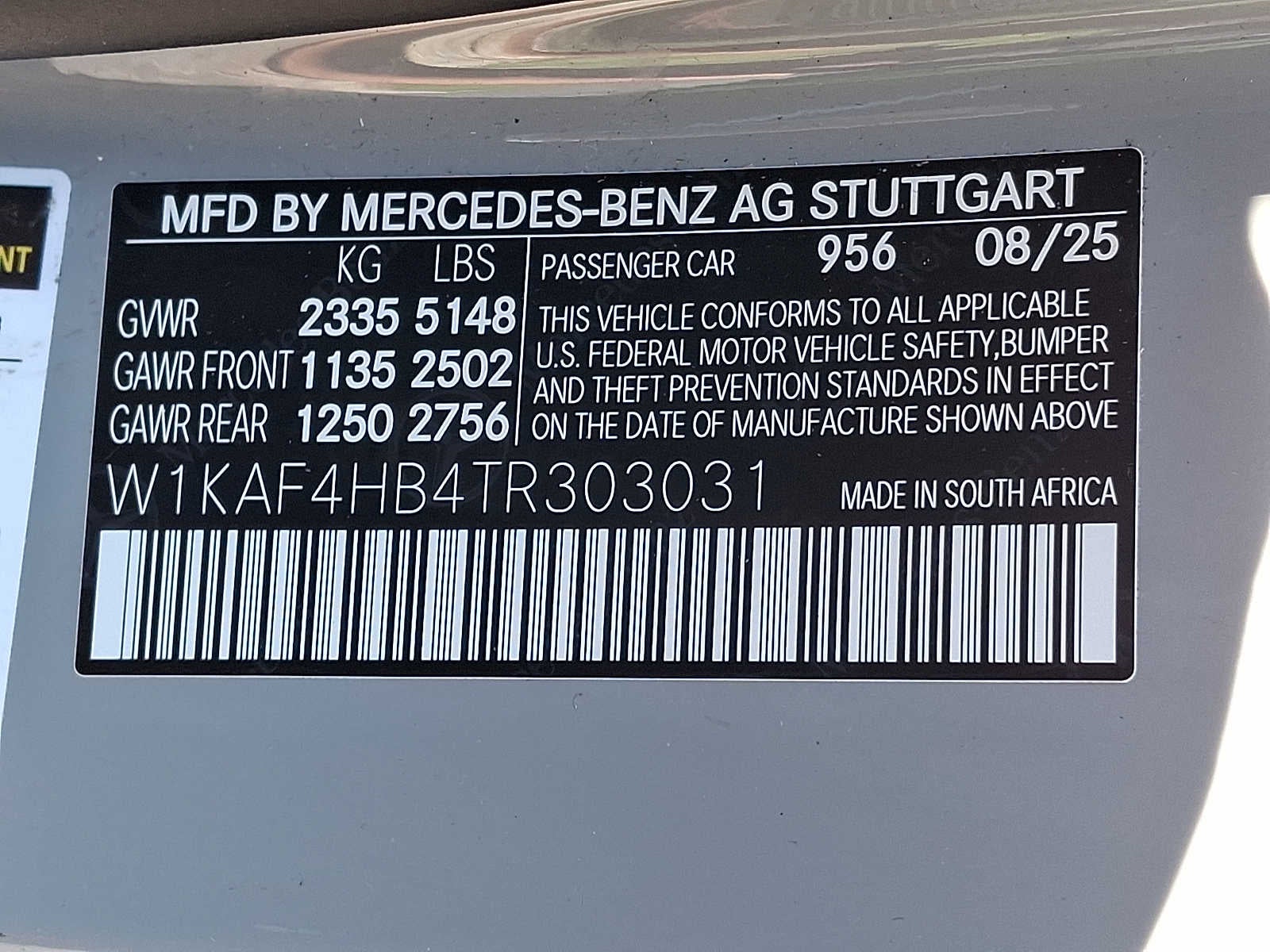 2026 Mercedes-Benz C-Class C 300 4MATIC® Sedan