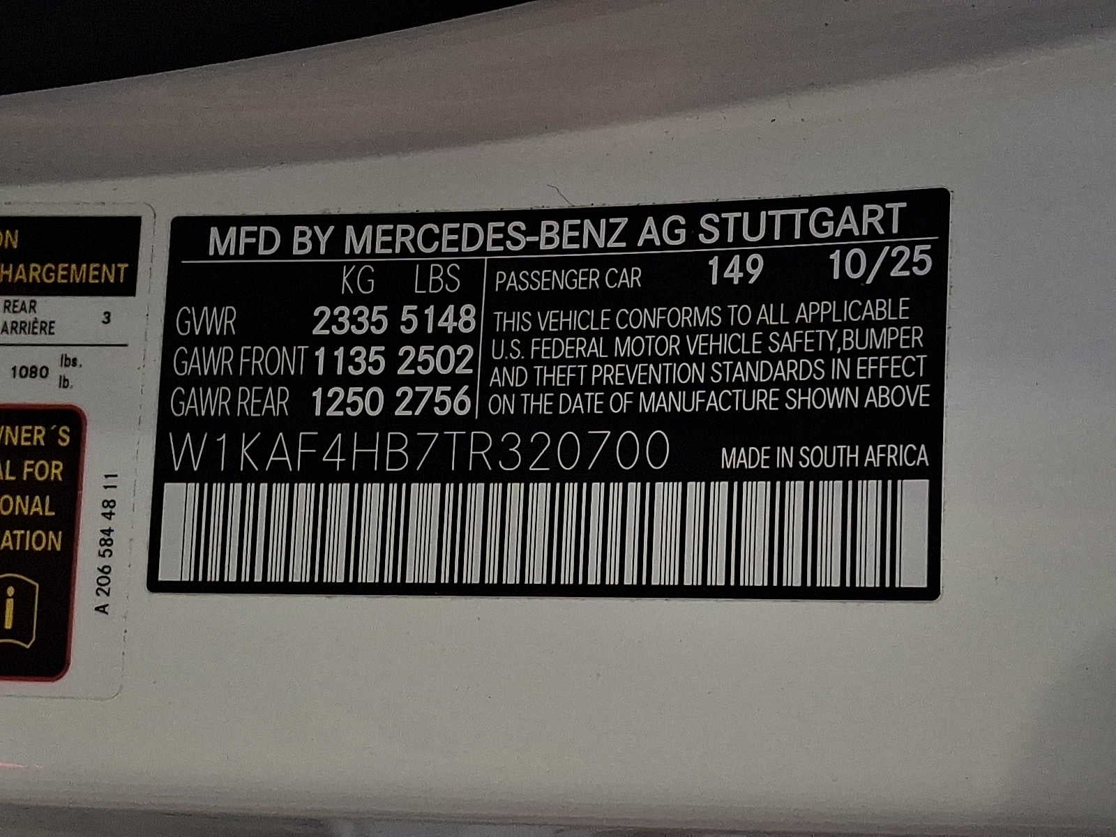 2026 Mercedes-Benz C-Class C 300 4MATIC® Sedan