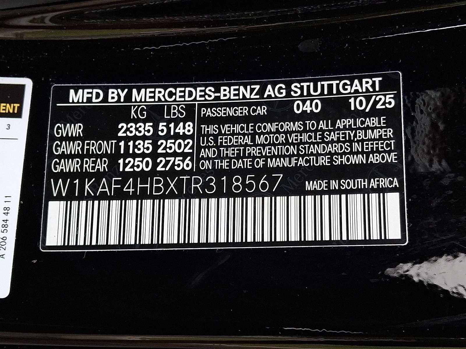2026 Mercedes-Benz C-Class C 300 4MATIC® Sedan
