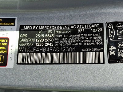 2024 Mercedes-Benz E-Class E 350 4MATIC® Sedan