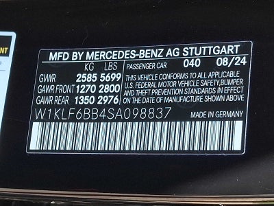 2025 Mercedes-Benz E-Class E 450 4MATIC® Sedan