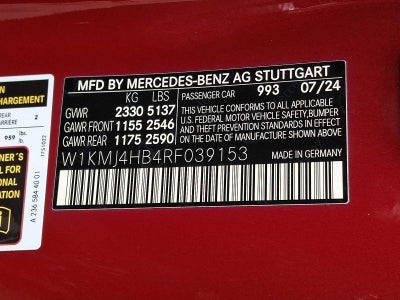 2024 Mercedes-Benz CLE CLE 300 4MATIC® Coupe