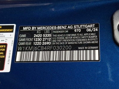 2024 Mercedes-Benz CLE AMG® CLE 53 4MATIC®+ Coupe