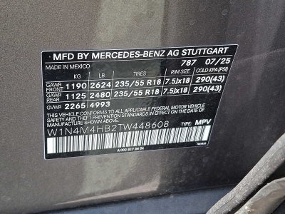 2026 Mercedes-Benz GLB GLB 250 4MATIC® SUV