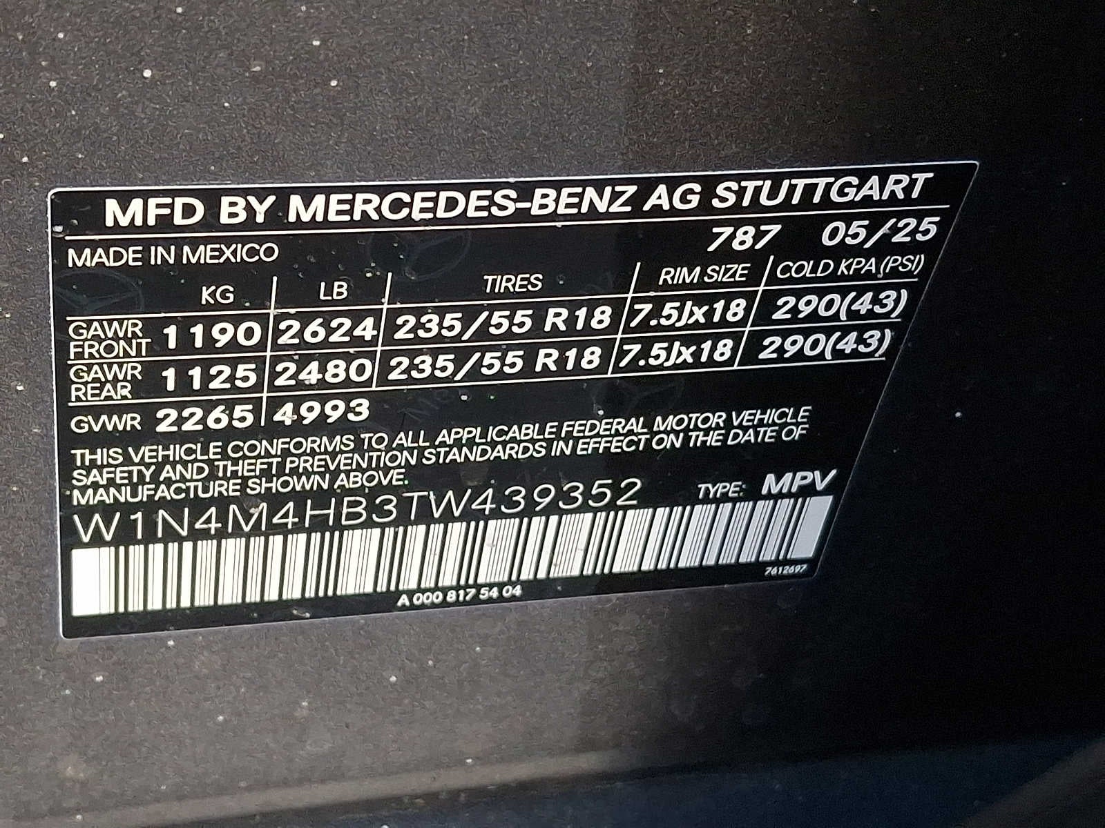 2026 Mercedes-Benz GLB GLB 250 4MATIC® SUV