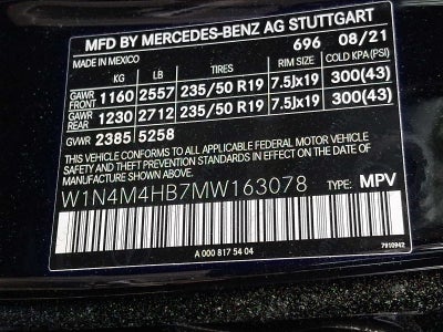 2021 Mercedes-Benz GLB GLB 250 4MATIC® SUV