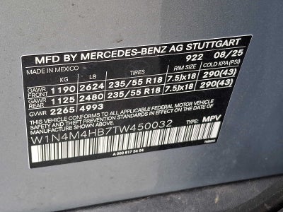 2026 Mercedes-Benz GLB GLB 250 4MATIC® SUV