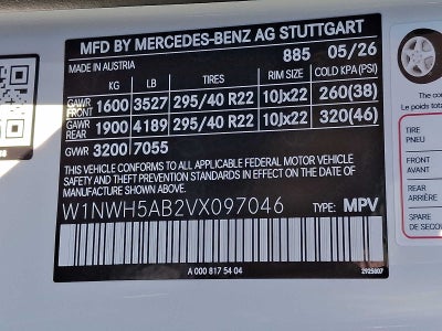2027 Mercedes-Benz G-Class AMG® G 63 SUV