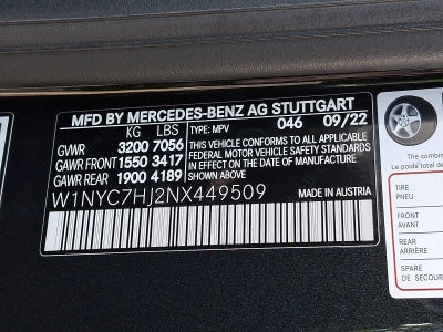 2022 Mercedes-Benz G-Class AMG® G 63 4MATIC® SUV