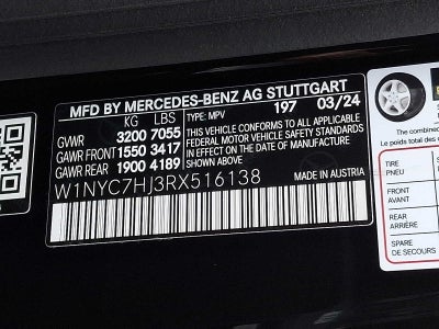 2024 Mercedes-Benz G-Class AMG® G 63 4MATIC® SUV