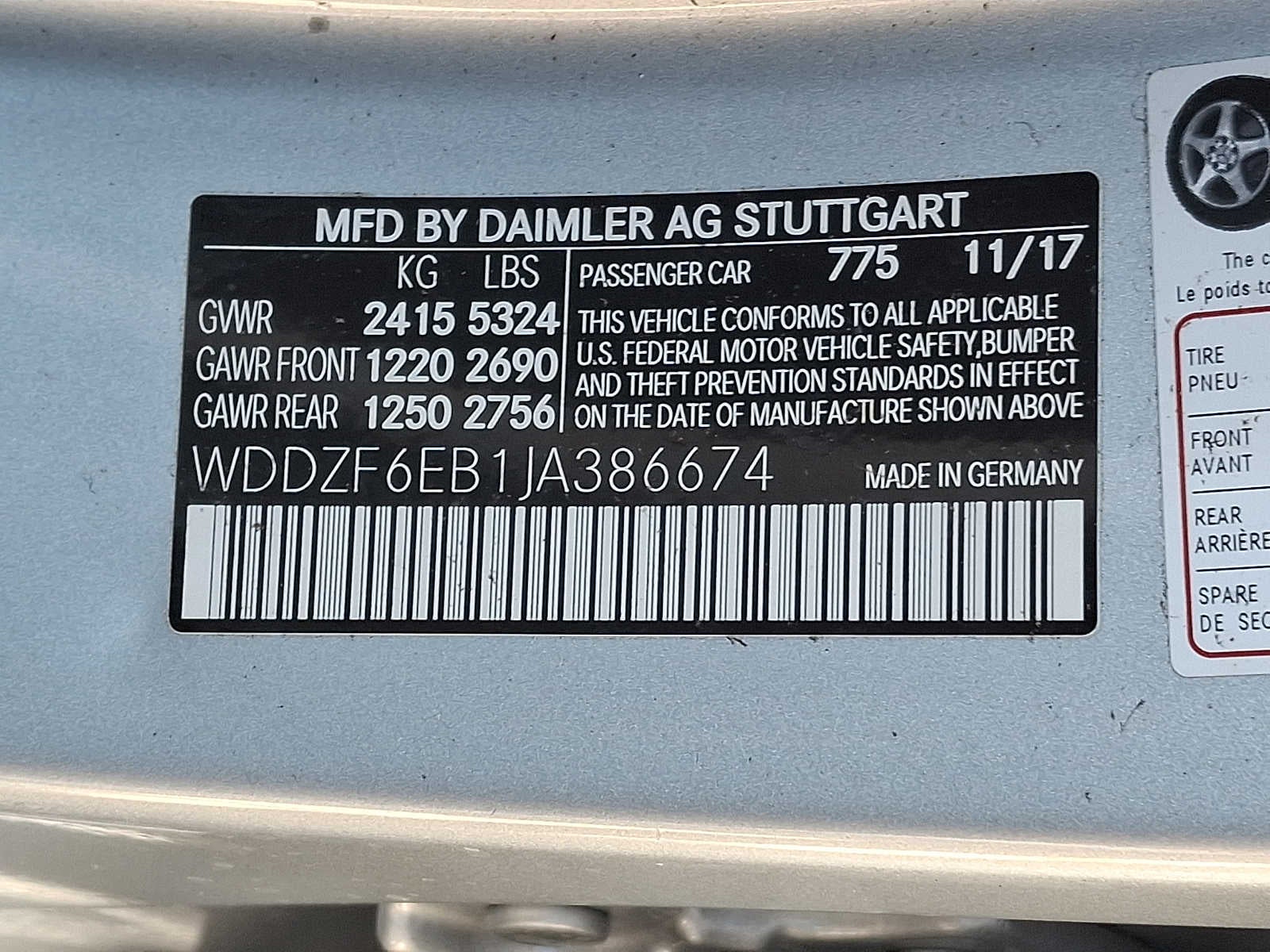 2018 Mercedes-Benz E-Class AMG® E 43 4MATIC® Sedan