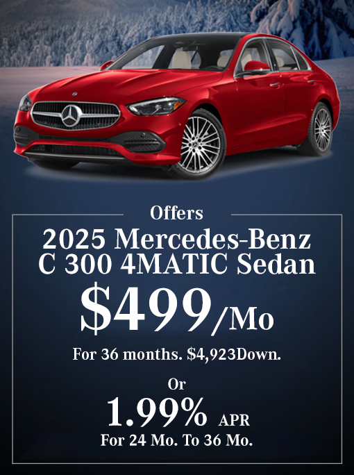 Lease a 2025 C 300 4MATIC Sedan
