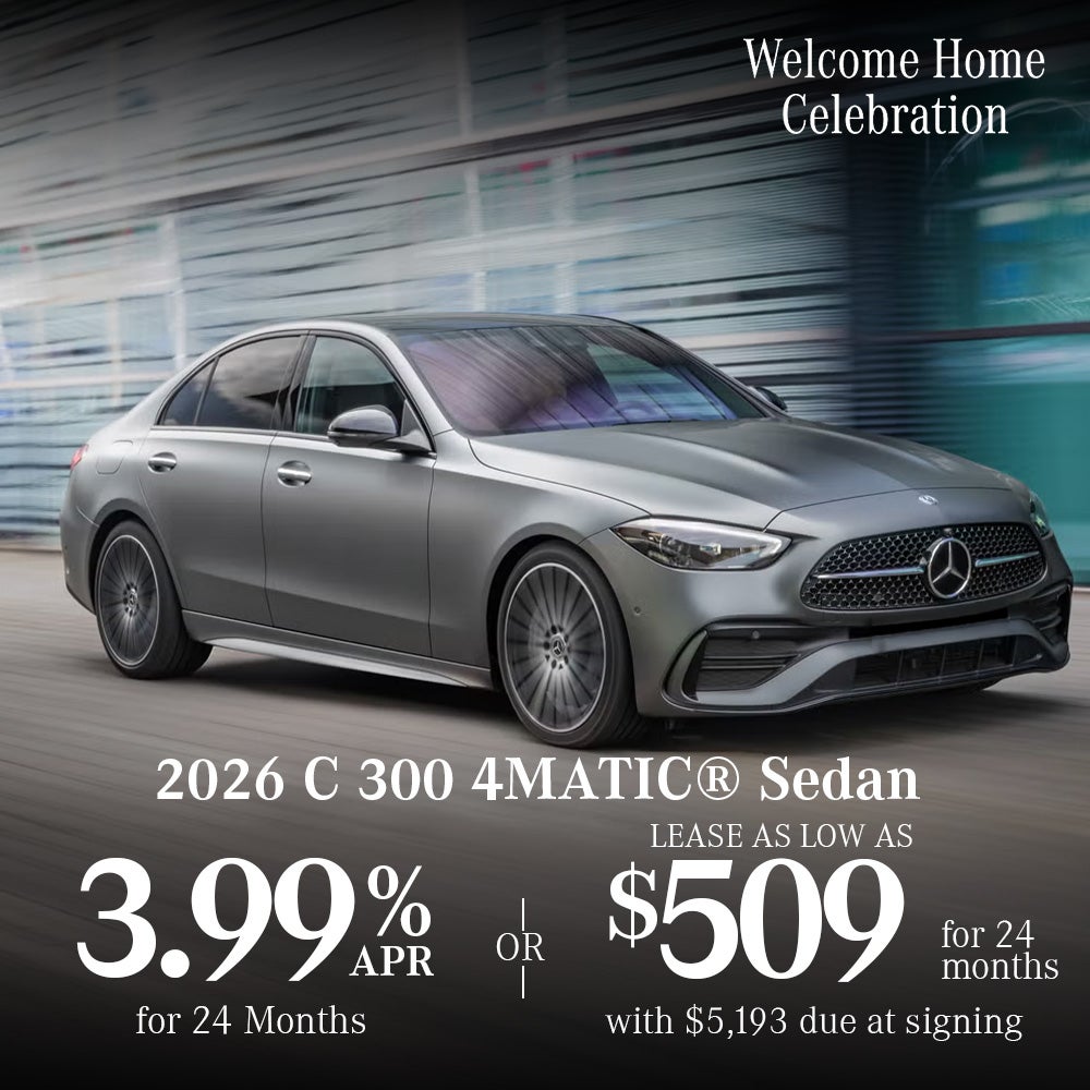 Lease A 2026 Mercedes-Benz 
C 300 4MATIC® Sedan
